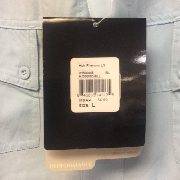 Huk Phenom LS Fishing Shirt - Picture 3 of 6